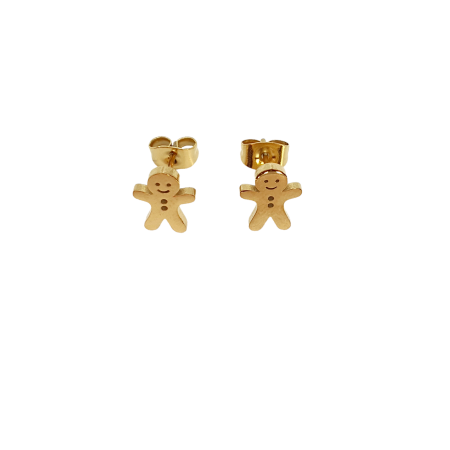 earrings gold steel stud jigerman2